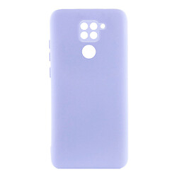 Чохол (накладка) Xiaomi Redmi 10X / Redmi Note 9, GETMAN Liquid Silk, Light Purple, Бузковий