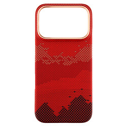 Чехол (накладка) Apple iPhone 18 Pro Max, INobi Ultra Slim, MagSafe, Red Mountains, Красный