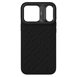 Чохол (накладка) Apple iPhone 18 Pro, Kajsa Briquette Rhombus, Carbon Black, MagSafe, Чорний