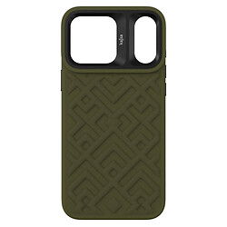 Чохол (накладка) Apple iPhone 18 Pro Max, Kajsa Briquette Rhombus, Olive Green, MagSafe, Зелений