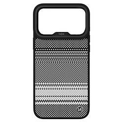 Чехол (накладка) Apple iPhone 18 Pro, Kajsa Resort Gradient Stripe, MagSafe, Carbon Black, Черный