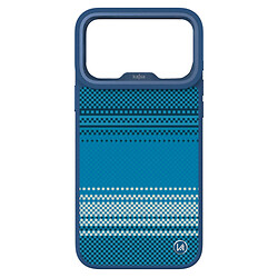 Чехол (накладка) Apple iPhone 18 Pro Max, Kajsa Resort Gradient Stripe, MagSafe, Steel Blue, Синий