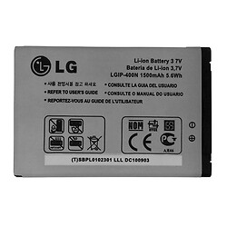 Акумулятор LG C310 / E720 Optimus Chic / GM750 / GT540 Optimus / GW550 / GW620 / GW820 eXpo / GW880 / GX200 / GX300 / GX500 / P500 Optimus One / P520, LGIP-400N, Original