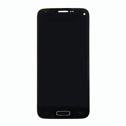 Дисплей (екран) Samsung G800F Galaxy S5 mini / G800H Galaxy S5 Mini, З сенсорним склом, Чорний