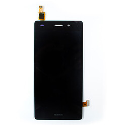 Дисплей (екран) Huawei Ascend P8 Lite, High quality, З сенсорним склом, Без рамки, Чорний