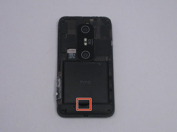 Замена батареи в HTC X515m EVO 3D G17 - 5 | Vseplus