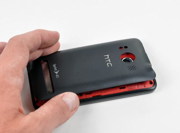 Замена тылового громкоговорителя в HTC A9292 EVO 4G - 3 | Vseplus