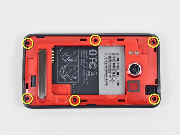 Замена передней части корпуса в HTC A9292 EVO 4G - 9 | Vseplus