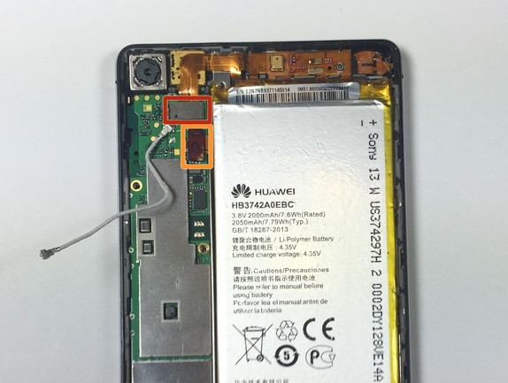 Шлейф коннектора зарядки в Huawei Ascend P6 - 51 | Vseplus