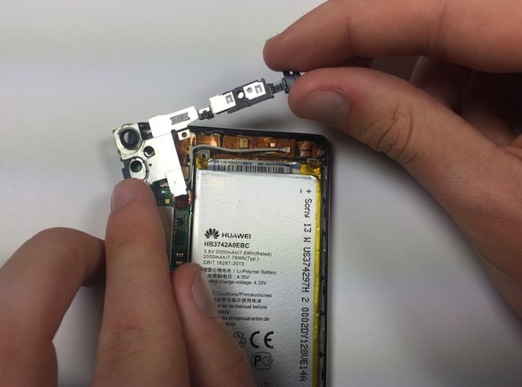 Шлейф коннектора зарядки в Huawei Ascend P6 - 36 | Vseplus