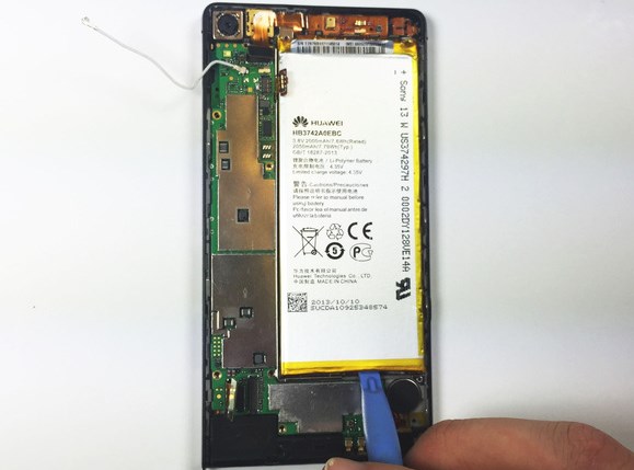 Замена батареи в Huawei Ascend P6 - 57 | Vseplus