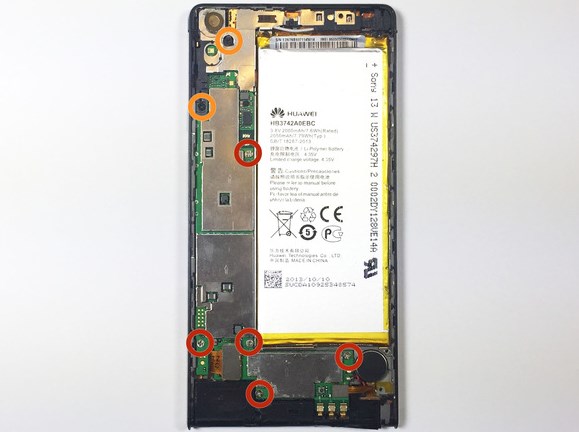 Замена батареи в Huawei Ascend P6 - 24 | Vseplus