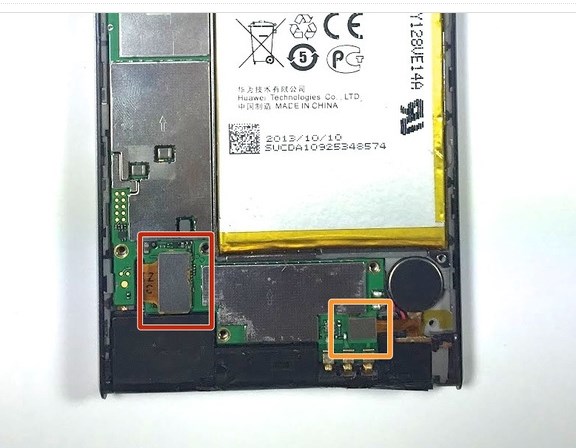 Внутренний наушник в Huawei Ascend P6 - 47 | Vseplus