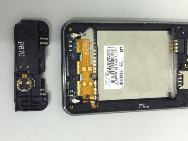 Динамик внутреннего наушника в LG P870 Motion 4G - 8 | Vseplus