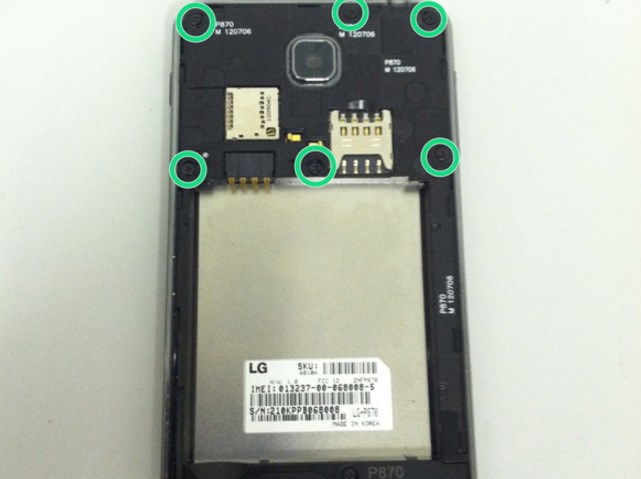 Динамик внутреннего наушника в LG P870 Motion 4G - 9 | Vseplus