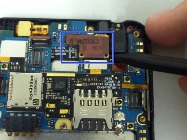 Динамик внутреннего наушника в LG P870 Motion 4G - 18 | Vseplus