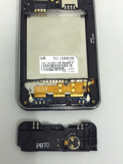 Динамік у LG P870 Motion 4G - 7 | Vseplus