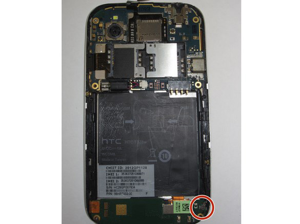 Замена материнской платы в  HTC T328w Desire V - 15 | Vseplus