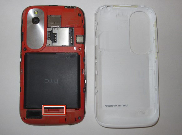 Замена средней части корпуса в HTC T328w Desire V - 5 | Vseplus