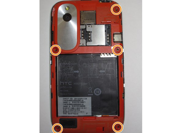 Заміна динаміка у HTC T328w Desire V - 8 | Vseplus