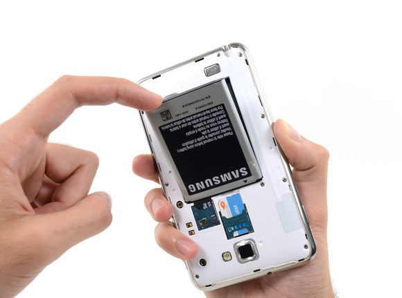 Замена батареи в Samsung N7000 Galaxy Note - 6 | Vseplus