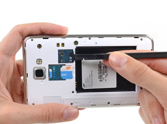 Замена карты памяти в Samsung N7000 Galaxy Note - 10 | Vseplus