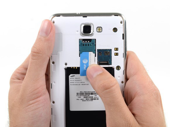 Заміна сім-карти у Samsung N7000 Galaxy Note - 16 | Vseplus