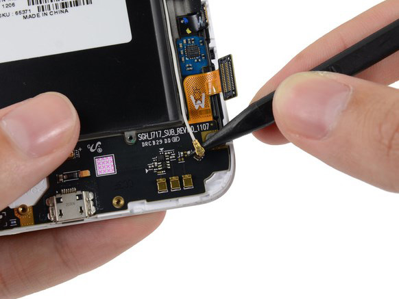 Замена USB платы в Samsung N7000 Galaxy Note - 42 | Vseplus