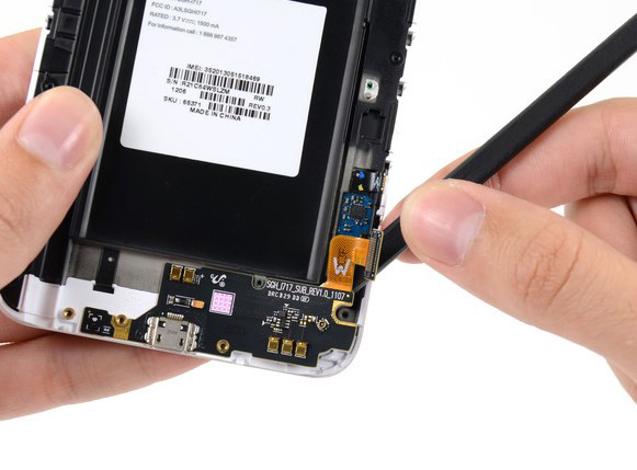 Замена USB платы в Samsung N7000 Galaxy Note - 44 | Vseplus