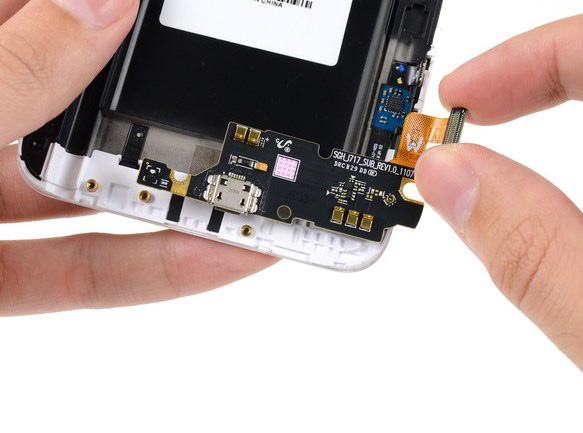 Замена USB платы в Samsung N7000 Galaxy Note - 46 | Vseplus
