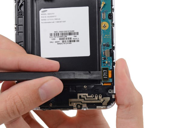 Замена вибрационного мотора в Samsung N7000 Galaxy Note - 37 | Vseplus