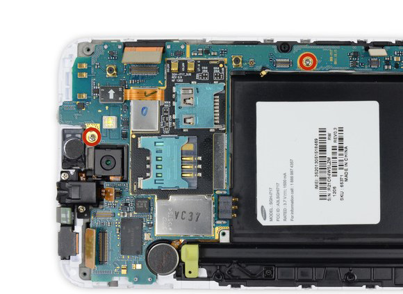 Замена вибрационного мотора в Samsung N7000 Galaxy Note - 39 | Vseplus
