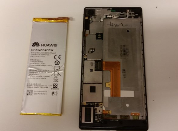 Заміна екрану в Huawei Ascend P7 - 12 | Vseplus
