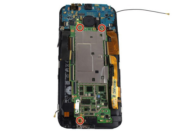 Замена нижнего динамика в HTC One M8 - 31 | Vseplus