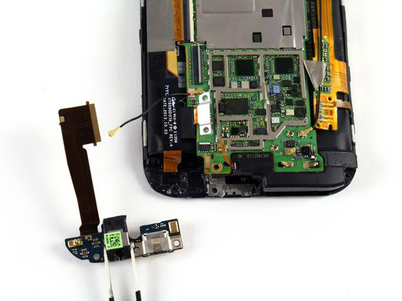 Замена разъема для наушников/платы микро USB в HTC One M8 - 34 | Vseplus