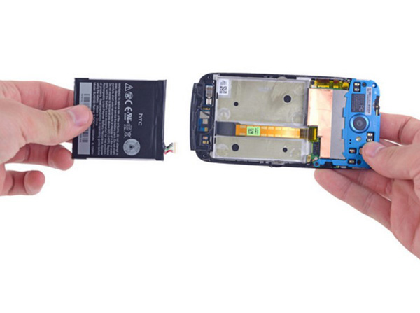 Замена батареи в HTC Z520e One S - 30 | Vseplus