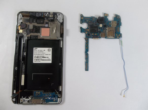 Замена входа для наушников в Samsung N9000 Galaxy Note 3 - 15 | Vseplus