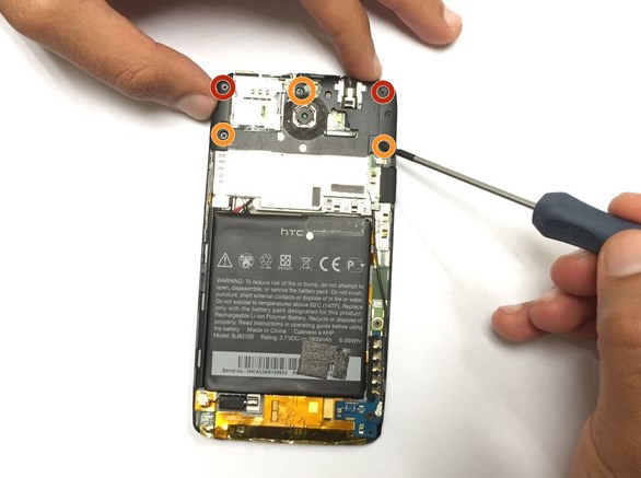 Замена экрана в HTC One X - 9 | Vseplus