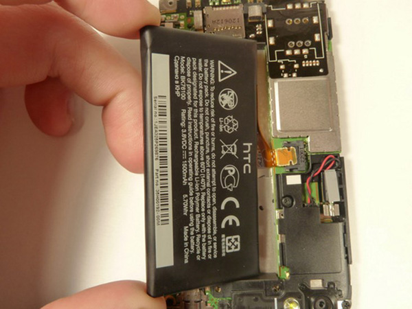 Замена батареи в HTC T320e One V - 19 | Vseplus