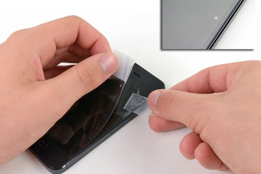 Как клеить защитное стекло на Iphone - 5 | Vseplus