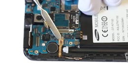 Розбирання Samsung N7100 Galaxy Note 2 та заміна шлейфу з роз'ємом на sim та карту пам'яті - 13 | Vseplus