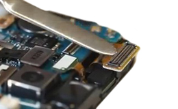 Розбирання Samsung N7100 Galaxy Note 2 та заміна шлейфу з роз'ємом на sim та карту пам'яті - 10 | Vseplus