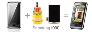 Замена дисплея и разборка Samsung І900