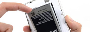 Заміна батареї у Samsung N7000 Galaxy Note