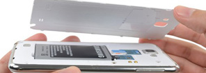 Замена задней крышки в Samsung N7000 Galaxy Note