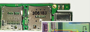 Пристрій зчитування SIM картки у Huawei Ascend P6